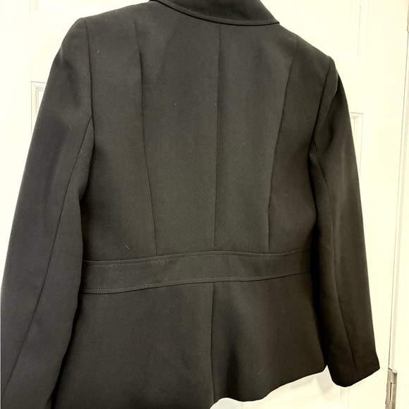 Tahari ASL Black Blazer Jacket Women’s 10P 3 Gold Buttons Formal Office Wear NWT - Picture 7 of 15